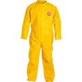 Dupont DuPont Tychem 2000, Coverall, Front Zipper, Bound Seams, Yellow, 3X, 12/Qty QC120BYL3X001200